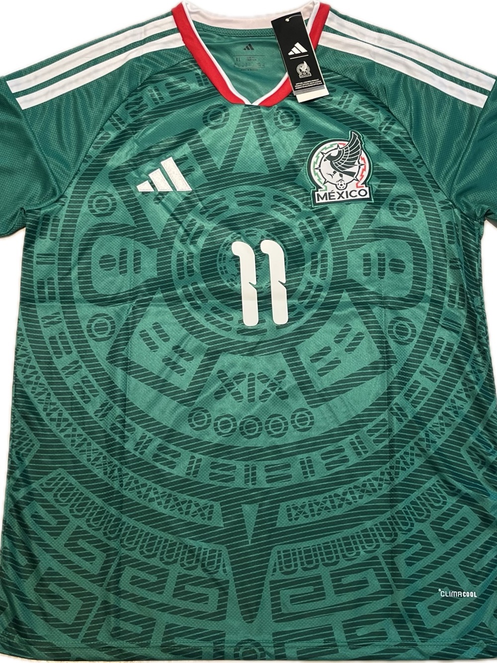 adidas Mexico WC26 Home Shirt #11 S. Gimenez